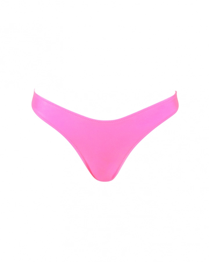 Thong low-rise bikini bottom