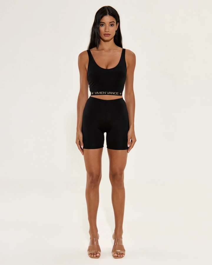 Sans haut push-up avec bretelle de marque