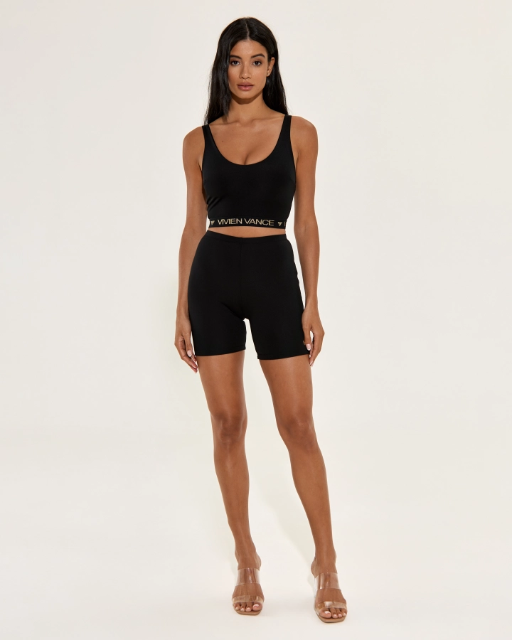Sans haut push-up avec bretelle de marque