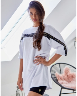 Oversized Pólóruha – Fehér – 4. kép