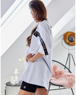 Oversized Pólóruha – Fehér – 5. kép