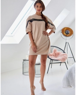 Oversized Pólóruha – NUDE – 5. kép