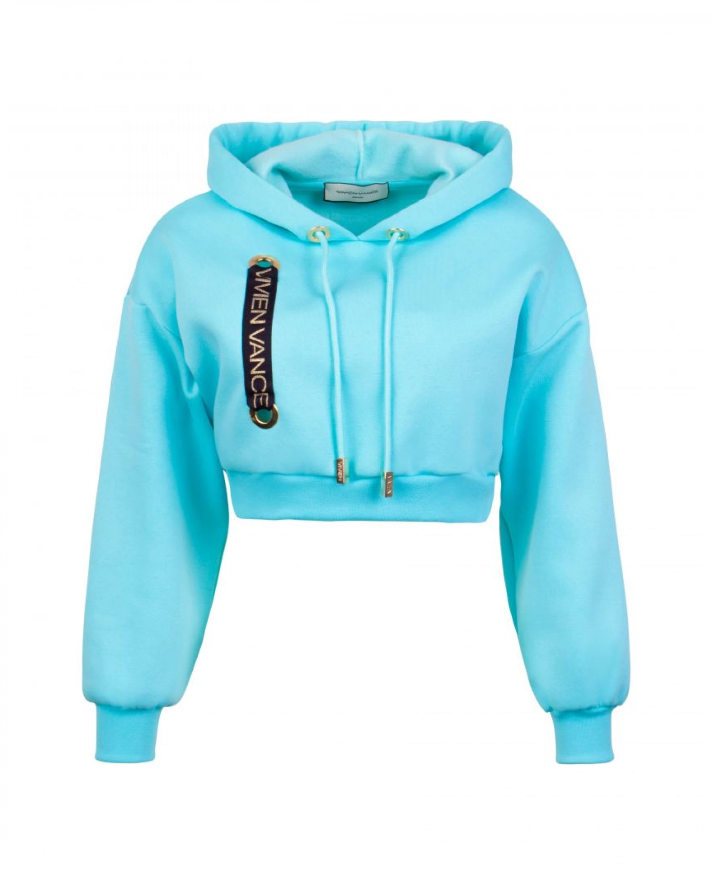 Teal crop hoodie clearance