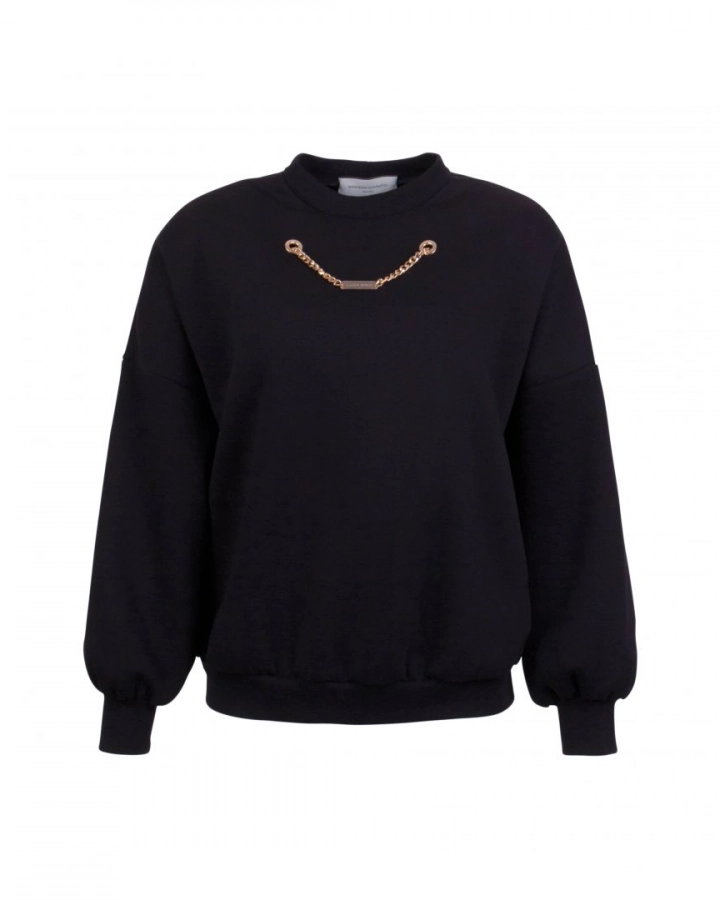 Sweatshirt mit Kette
