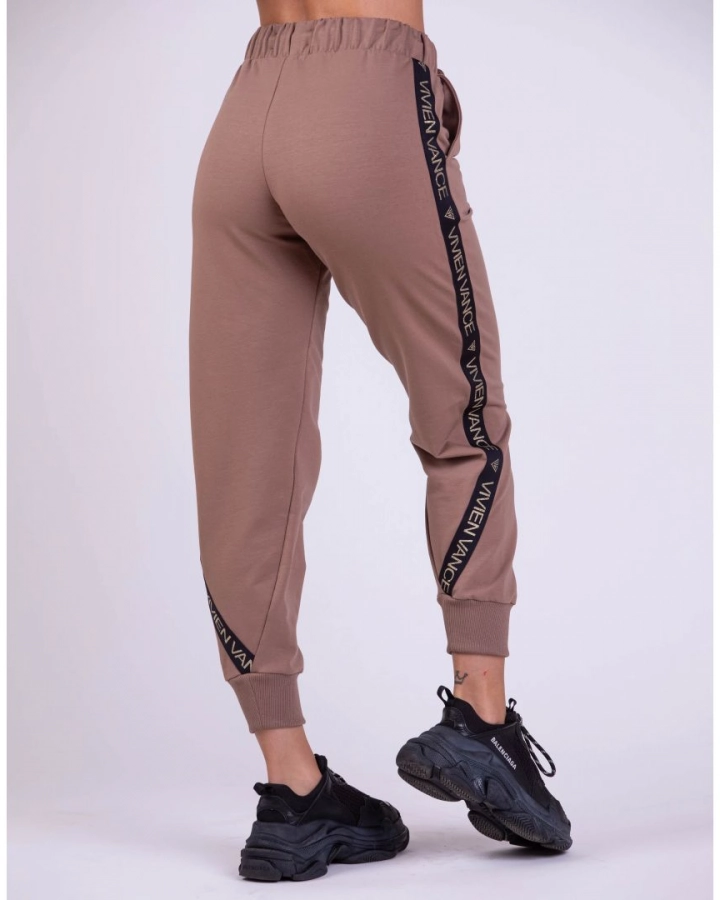 Sweatpants mit seitlichen Markenstreifen