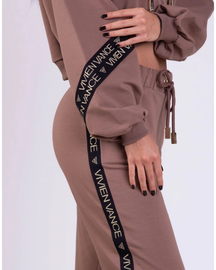 Sweatpants mit seitlichen Markenstreifen