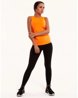 Débardeur fitness ample – confort et liberté de mouvement – ORANGE – 5. kép