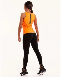 Débardeur fitness ample – confort et liberté de mouvement – ORANGE – 4. kép