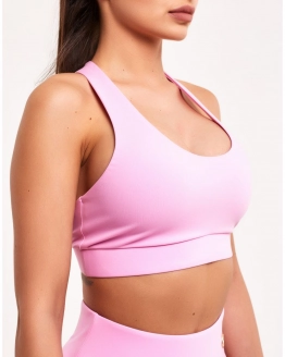 Top fitness sans push-up – dos ouvert et maintien stable – MACARONE – 6. kép