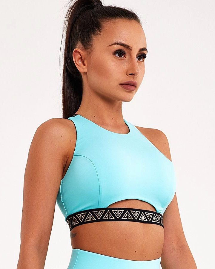 Sports bra with ”U” cut-out