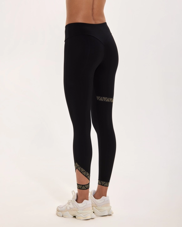 High-Waist Fitness-Leggings mit Shaping-Effekt und Brazilian-Naht