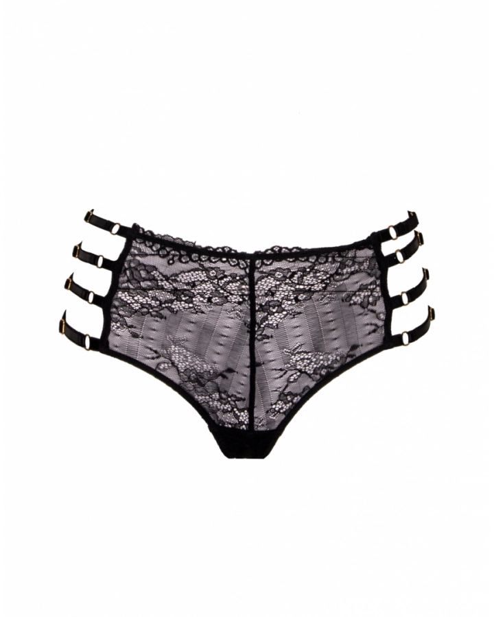 Chilot dantelă semi-tanga