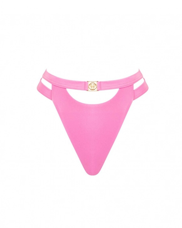 Magasított Derekú Tanga Bikini Alsó