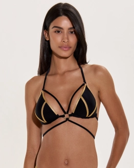 BlackGold Bikini Set