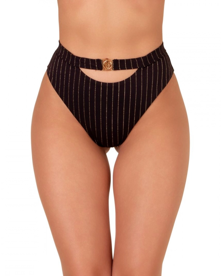 Magasított Derekú Tanga Bikini Alsó