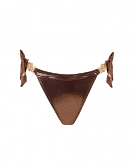 Brazil Bikini Alsó Arany Kiegészítővel