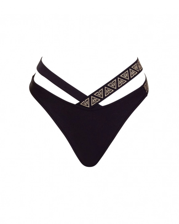 Alacsony derekú tanga Vivien Vance logós gumipánttal