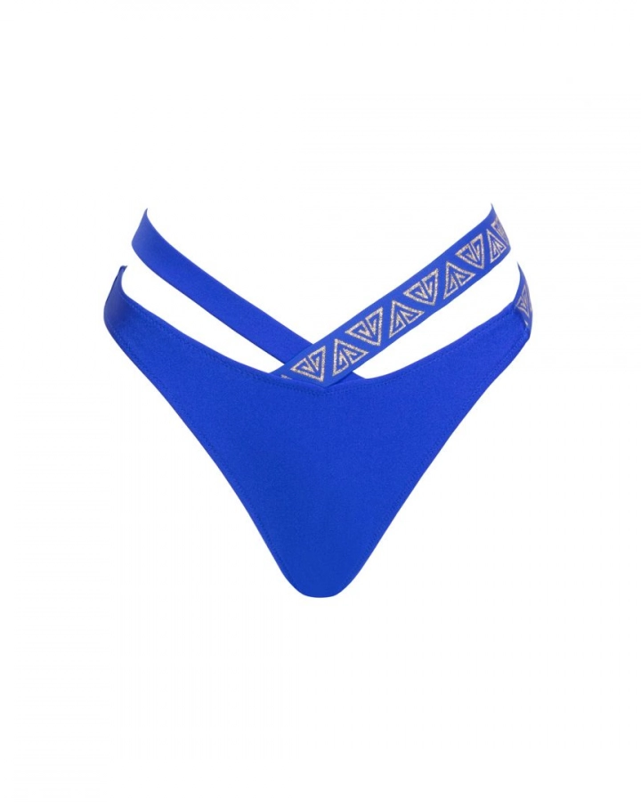 Slip tanga cu talie joasă și elastic Vivien Vance
