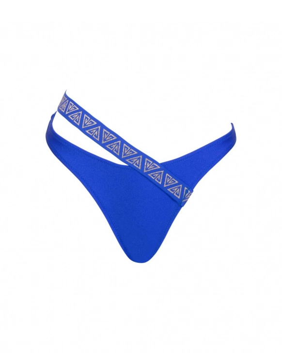 Tanga Bikini Alsó Mintázott Gumival