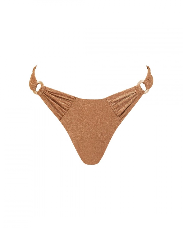 Thong low-rise bikini bottom