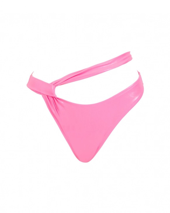 Asymmetrical classic low-rise bikini bottom