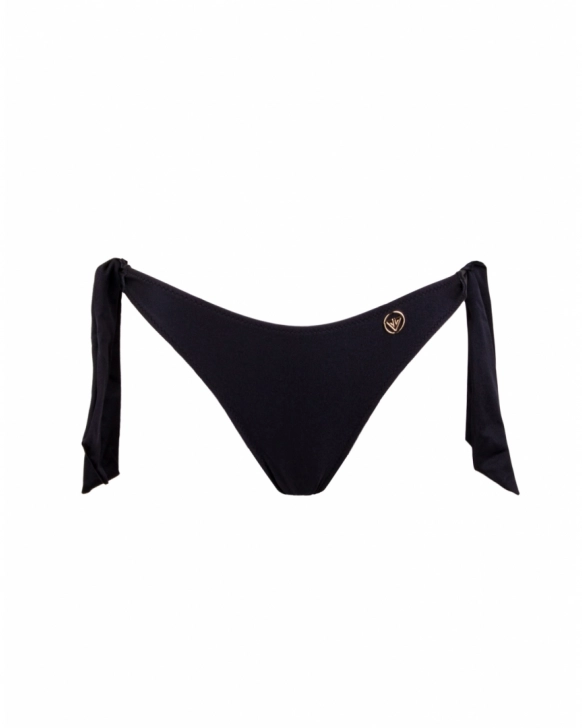 Slip brasiliano con vita regolabile e logo dorato