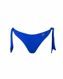 Állítható brazil bikini középmagas derékkal és arany logóval