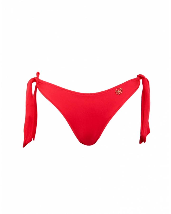 Slip brasiliano con vita regolabile e logo dorato