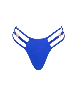 Brasilianischer Bikini-Slip mit mittelhohem Bund und mehreren Trägern