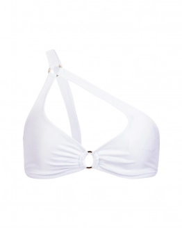 Sutien bikini asimetric cu inele