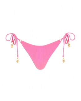 Slip tanga talie joasă ajustabil lateral din material în dungi – KAWAII – 3. kép