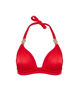 Push-Up Bikini BH mit Gold Accessoires