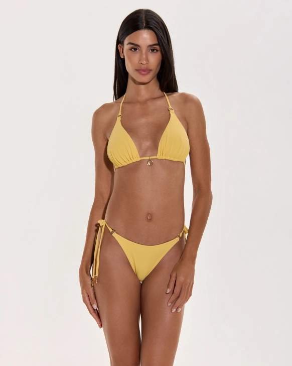 Sutien Bikini Triunghi Texturat Cu Burete Detașabil