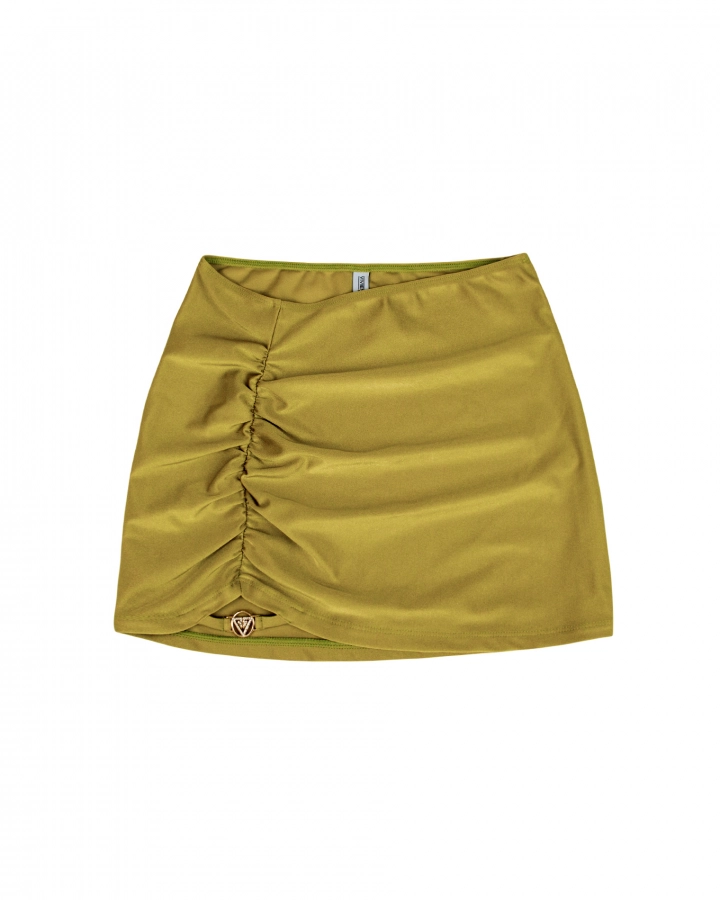 Ruched plážová sukňa