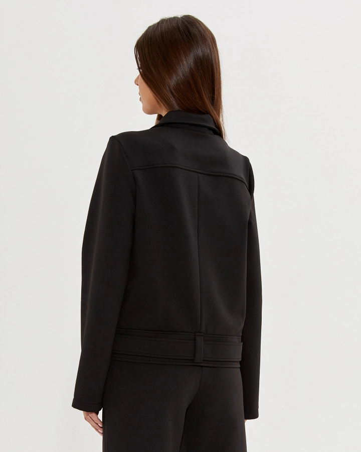 Jacke mit Reißverschluss und Gürtel