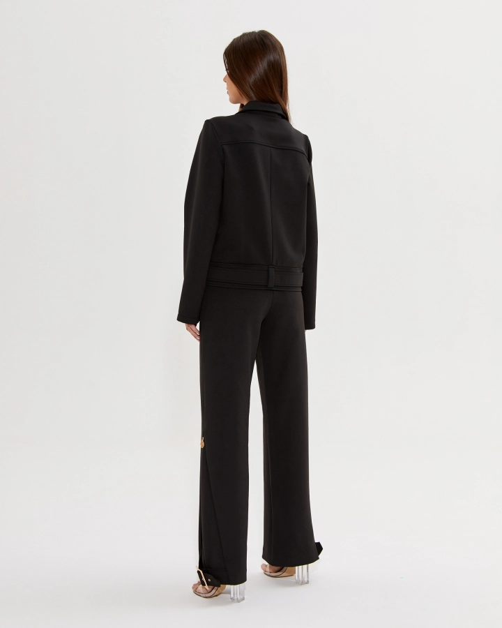 Jacke mit Reißverschluss und Gürtel