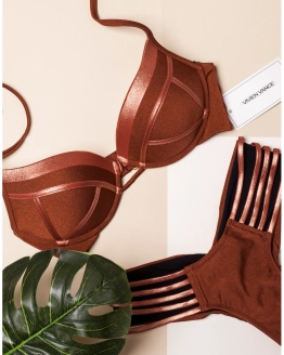 Push Up Bikini Felső – BRONZE – 4. kép