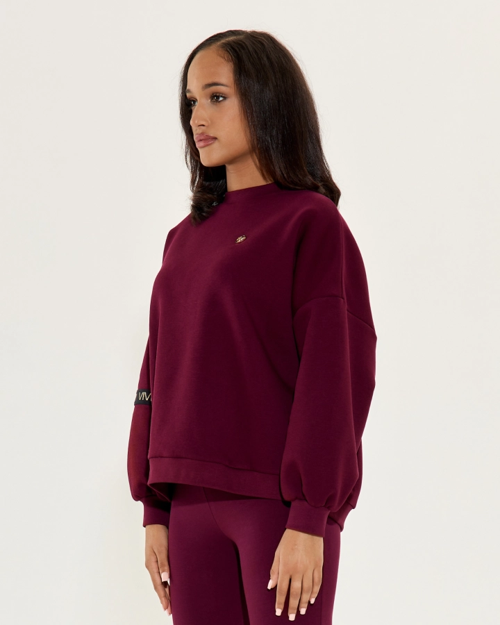 Oversized sweatshirt with Vivien Vance logo