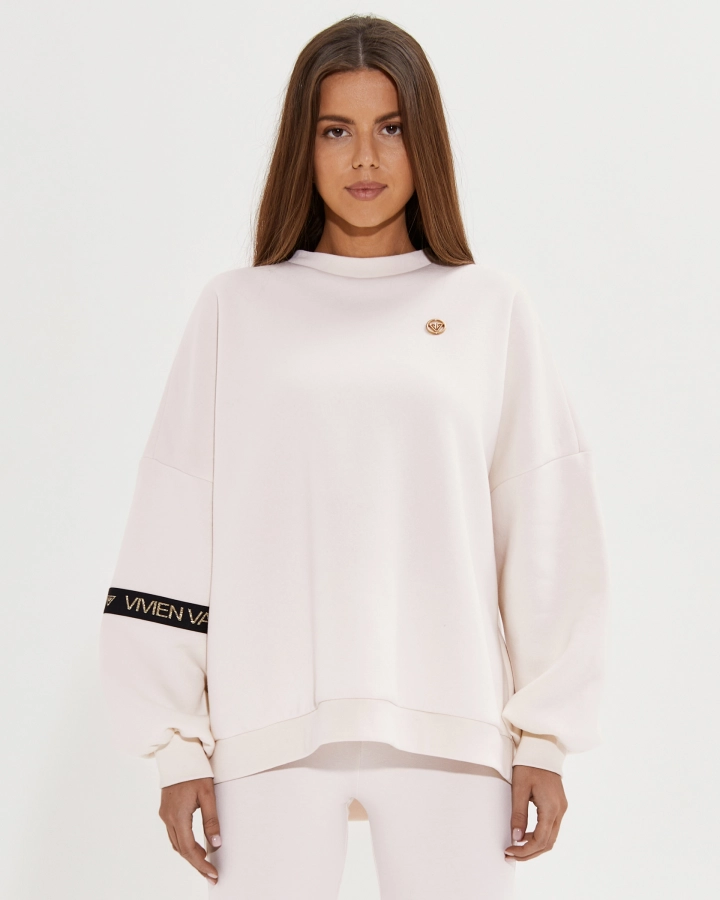 Oversized sweatshirt with Vivien Vance logo
