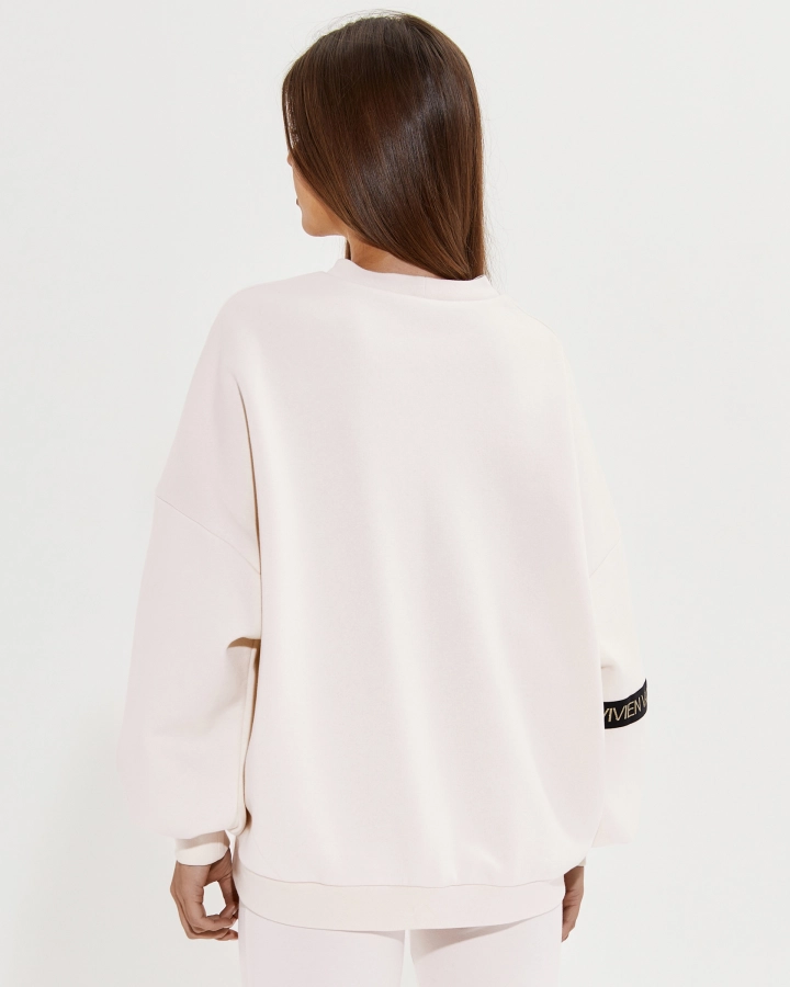 Oversized sweatshirt with Vivien Vance logo