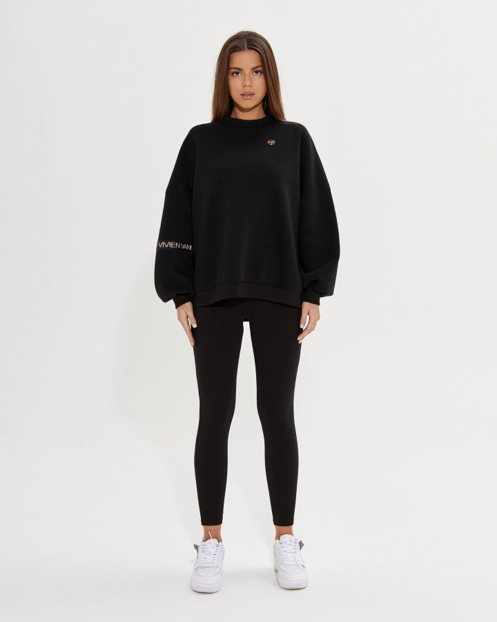 Oversized sweatshirt with Vivien Vance logo