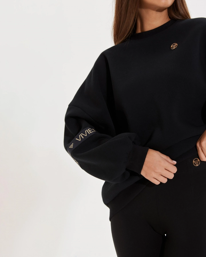 Oversized sweatshirt with Vivien Vance logo