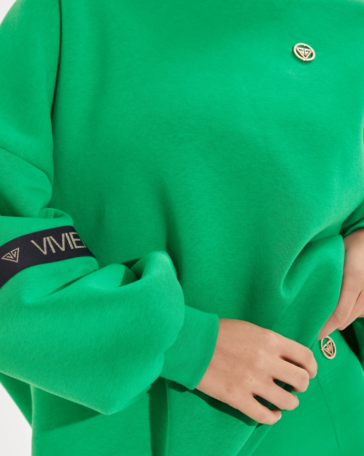 Bluză oversized cu elastic Vivien Vance
