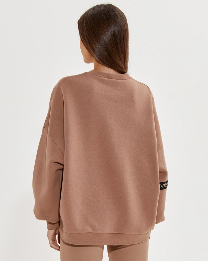 Sweatshirt oversize avec logo Vivien Vance