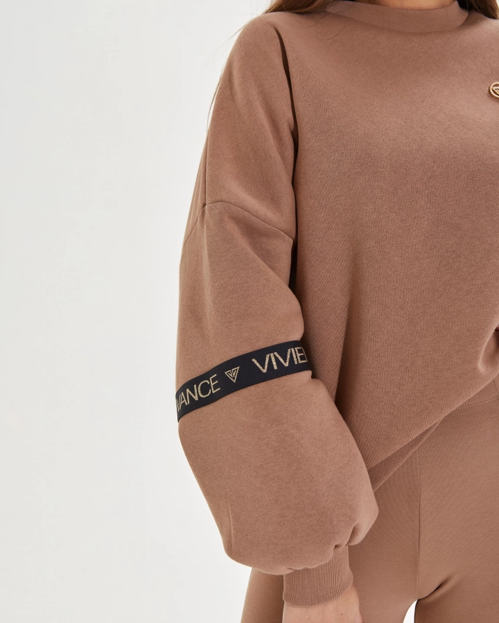 Sweatshirt oversize avec logo Vivien Vance