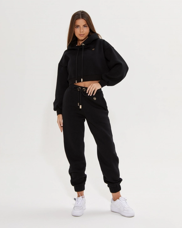 Black Hoodie Set