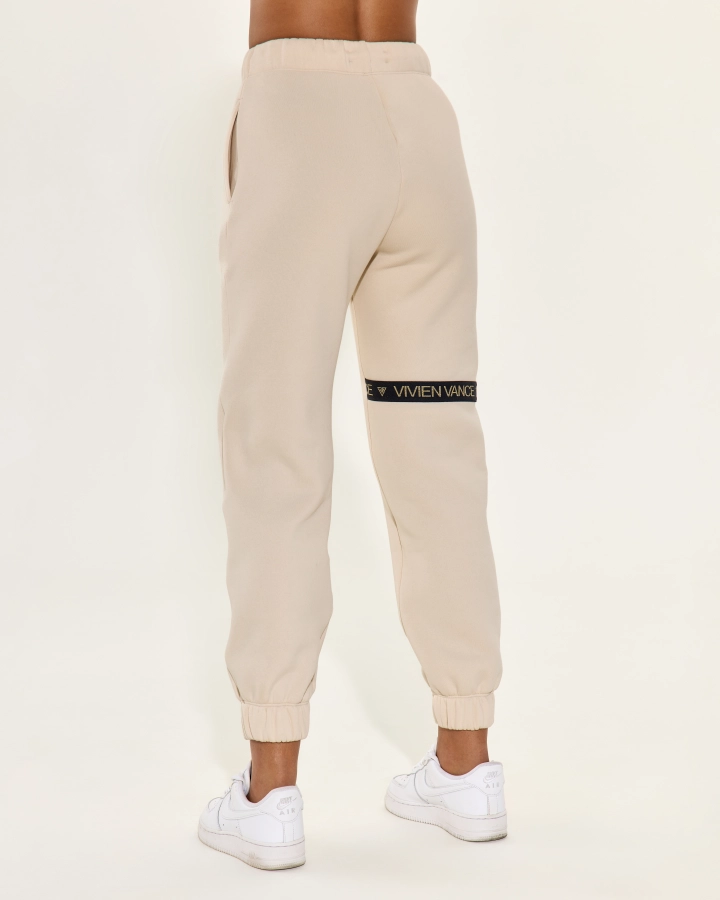 Oversized-Hose aus Baumwollmischung mit Kordelzug und Taschen