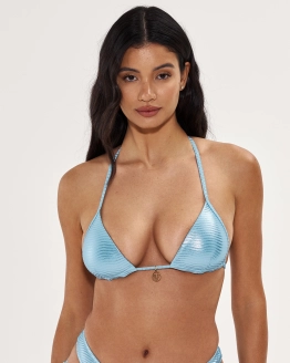 Sutien triunghi metalizat push-up