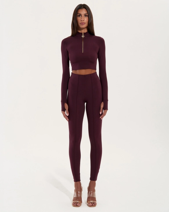Burgundy Activewear Set