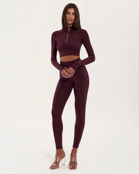 Burgundy Activewear Set